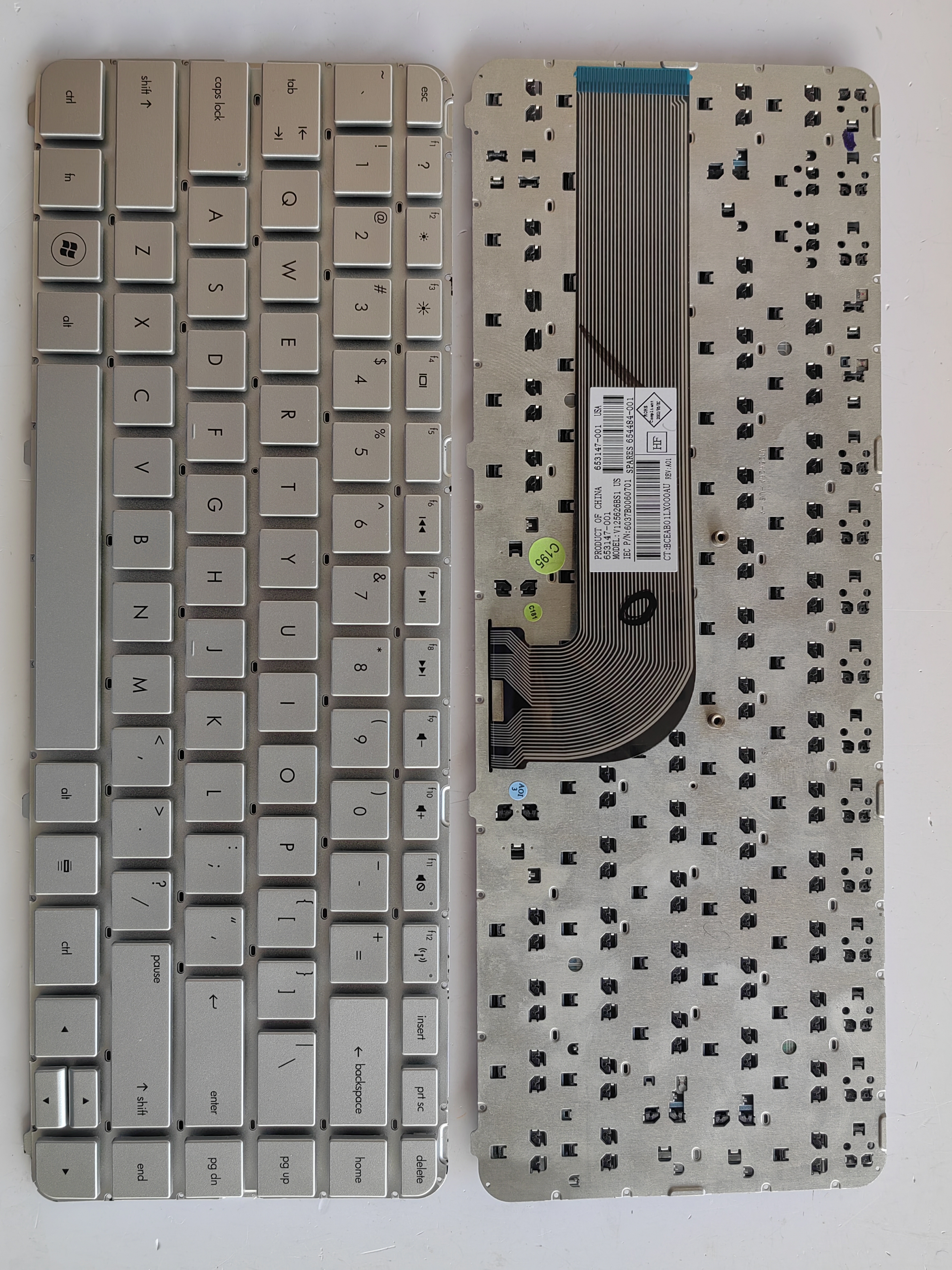 Picture of New Replacement Laptop Keyboard For HP DV4-3000 SILVER US Layout